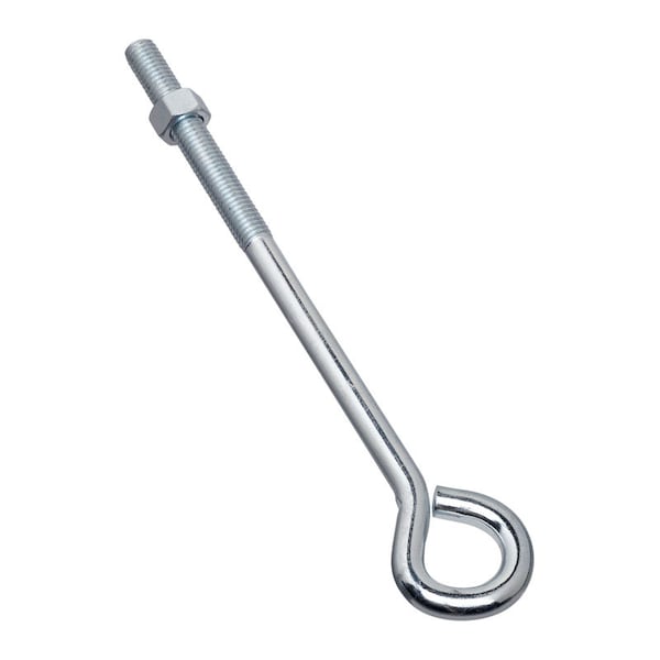 National Hardware National Hardware 1/2 in. X 10 in. L Zinc-Plated Steel Eyebolt Nut Included N221-333 - main